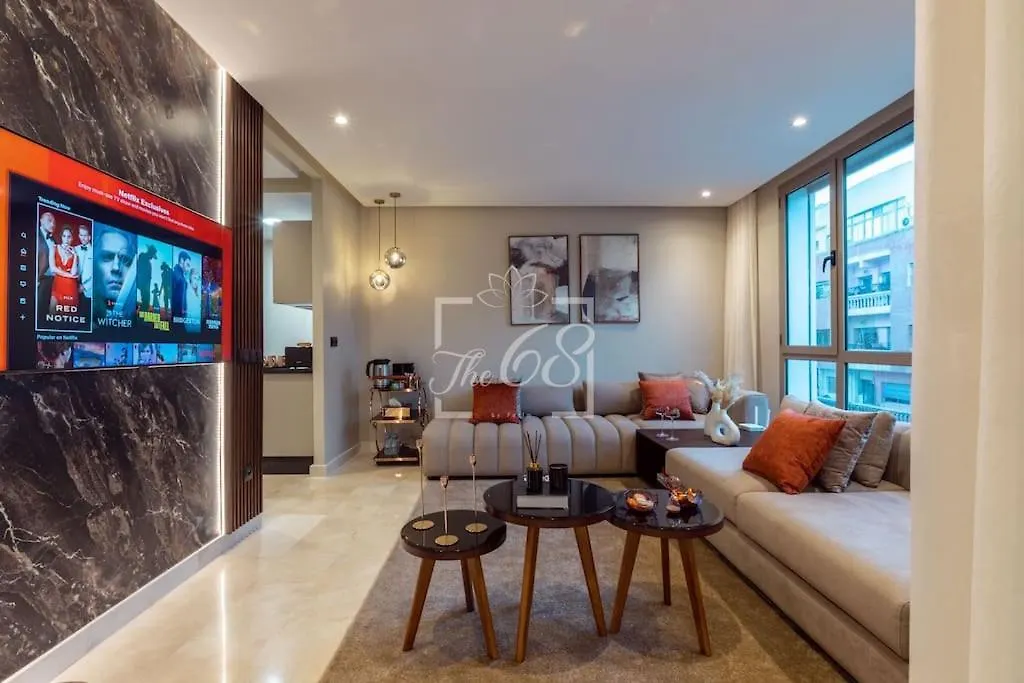 카사블랑카 The 68 !Un Studio Luxueux Au Standing Des 5 Etoiles 아파트